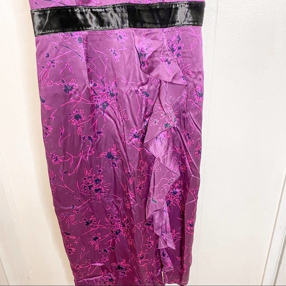 Cinq a Sept Lara print purple silk dress NWT 4 - Picture 15 of 15